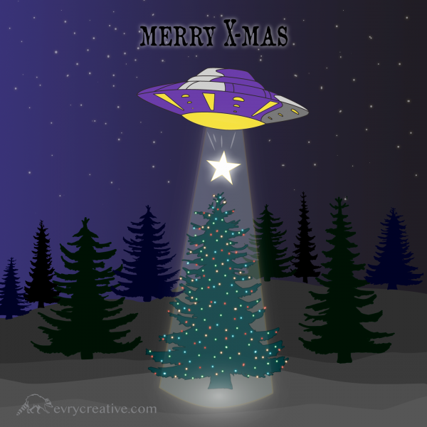 ufo christmas