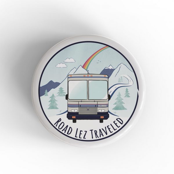 Button with RV Logo