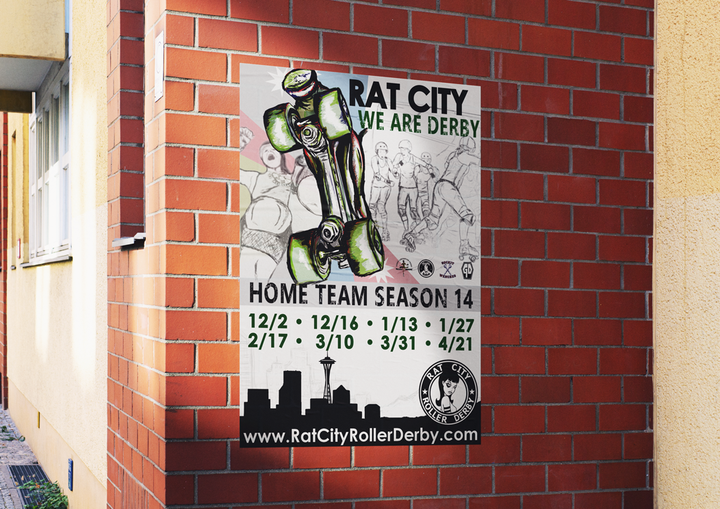 We Are Derby Rat City Roller Derby Season 14 Poster