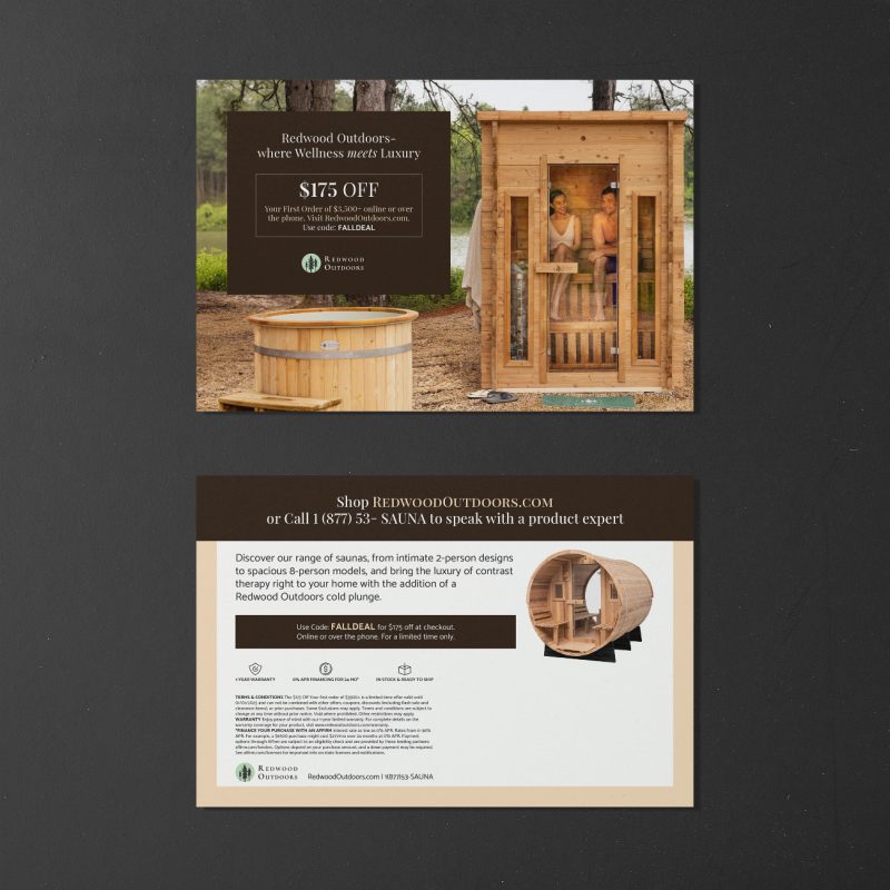 Direct mailer graphic design
