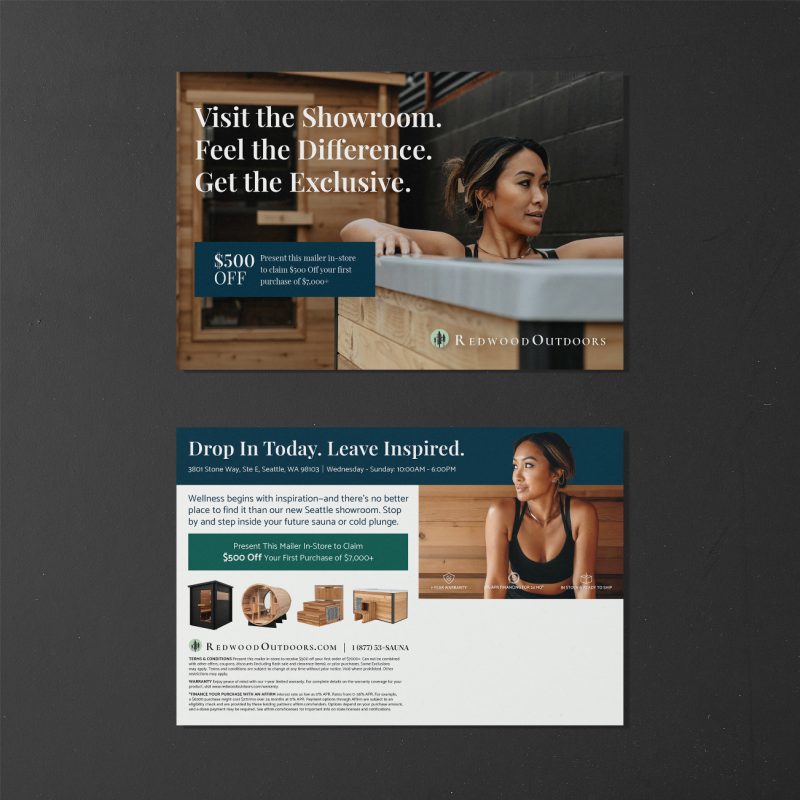 Direct mailer graphic design